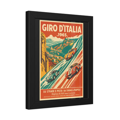 Vintage Velocity Framed Poster | Museum-Quality Fine Art Print
