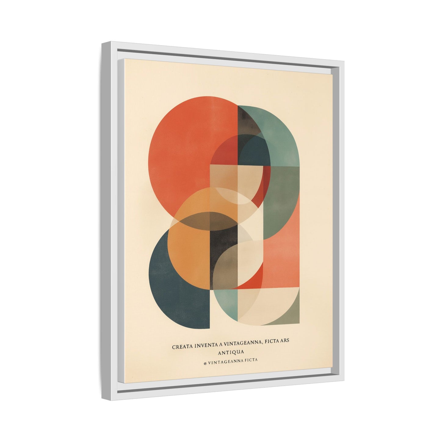 Abstract Geometric Art Print Vintage Poster | Museum-Quality Fine Art Print