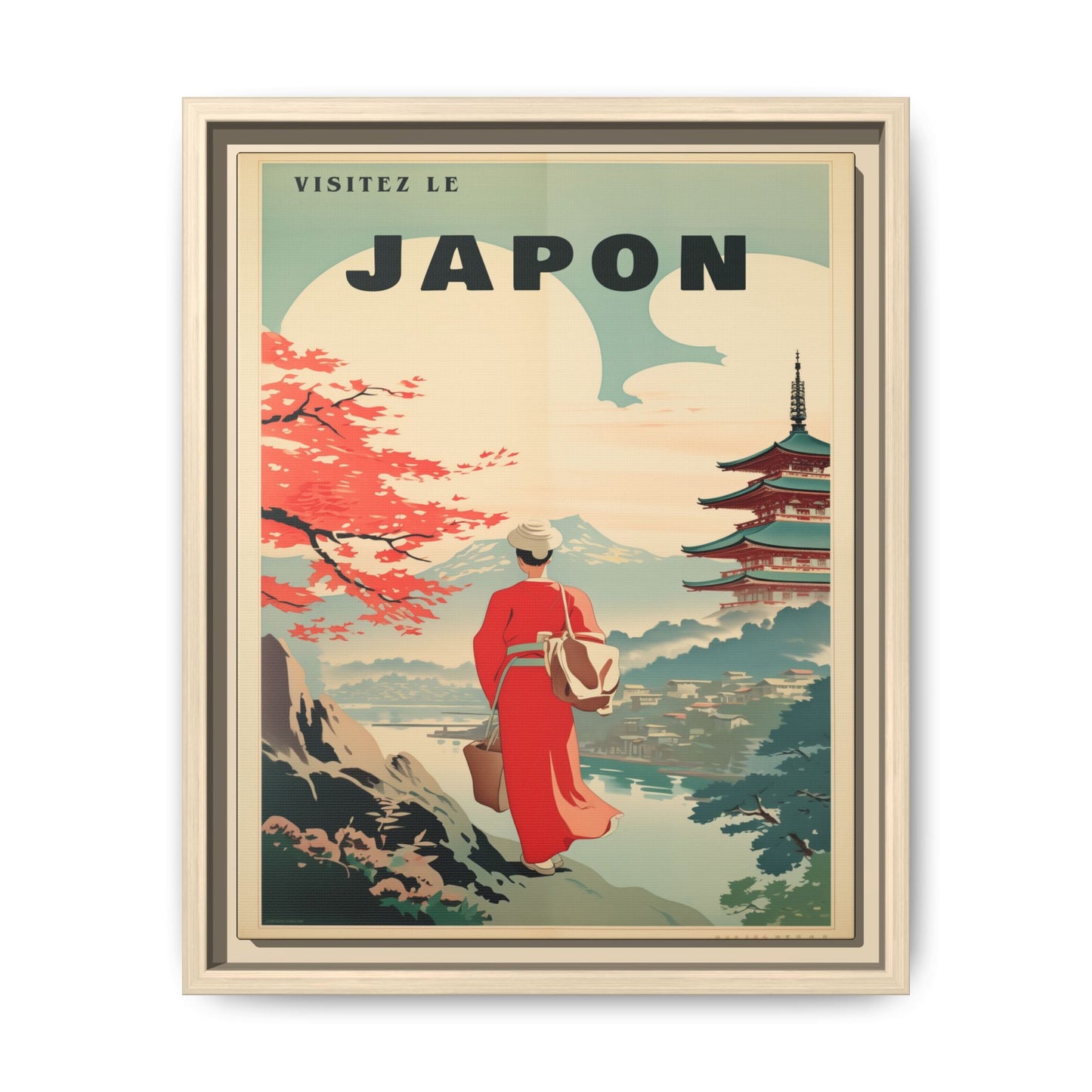 Vintage Japan Travel Poster | Museum-Quality Fine Art Print