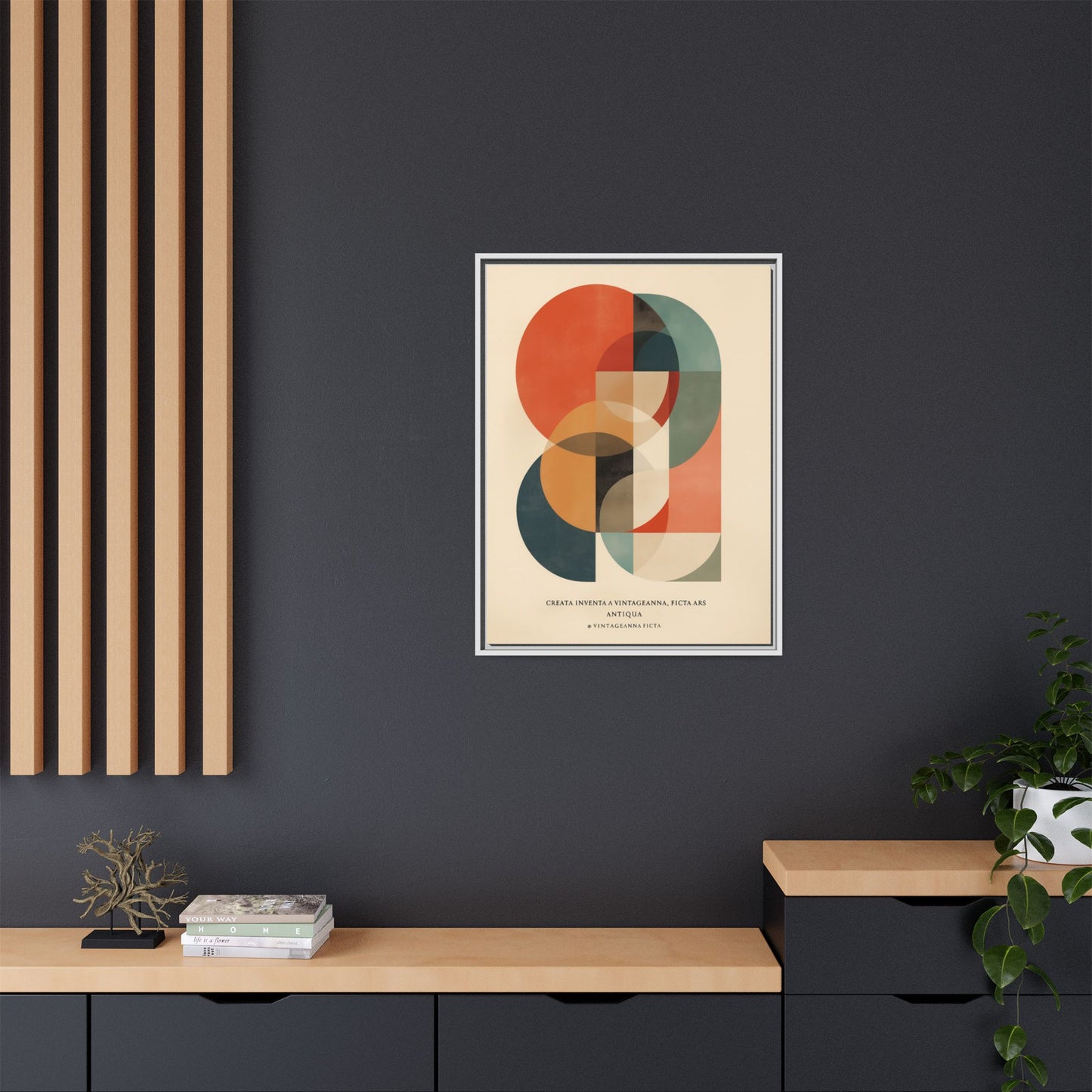 Abstract Geometric Art Print Vintage Poster | Museum-Quality Fine Art Print