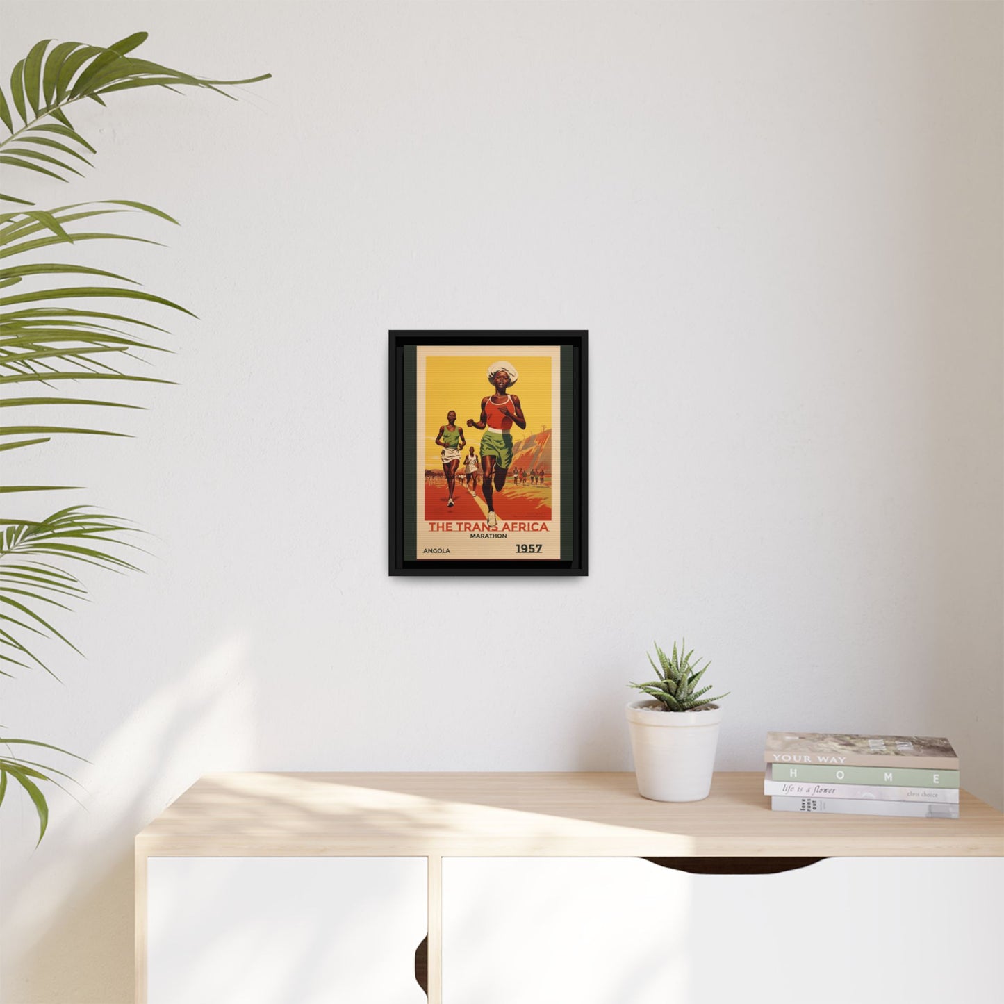 Trans-Africa Marathon 1957 Vintage Poster | Fine Art Print