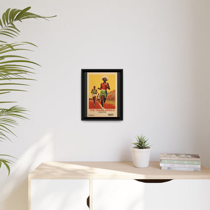 Trans-Africa Marathon 1957 Vintage Poster | Fine Art Print