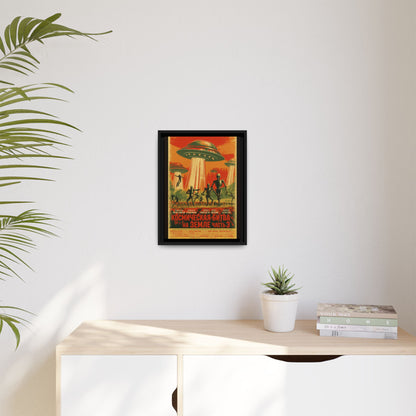 Russian Sci-Fi Alien Invasion Vintage Poster | Museum-Quality Fine Art Print