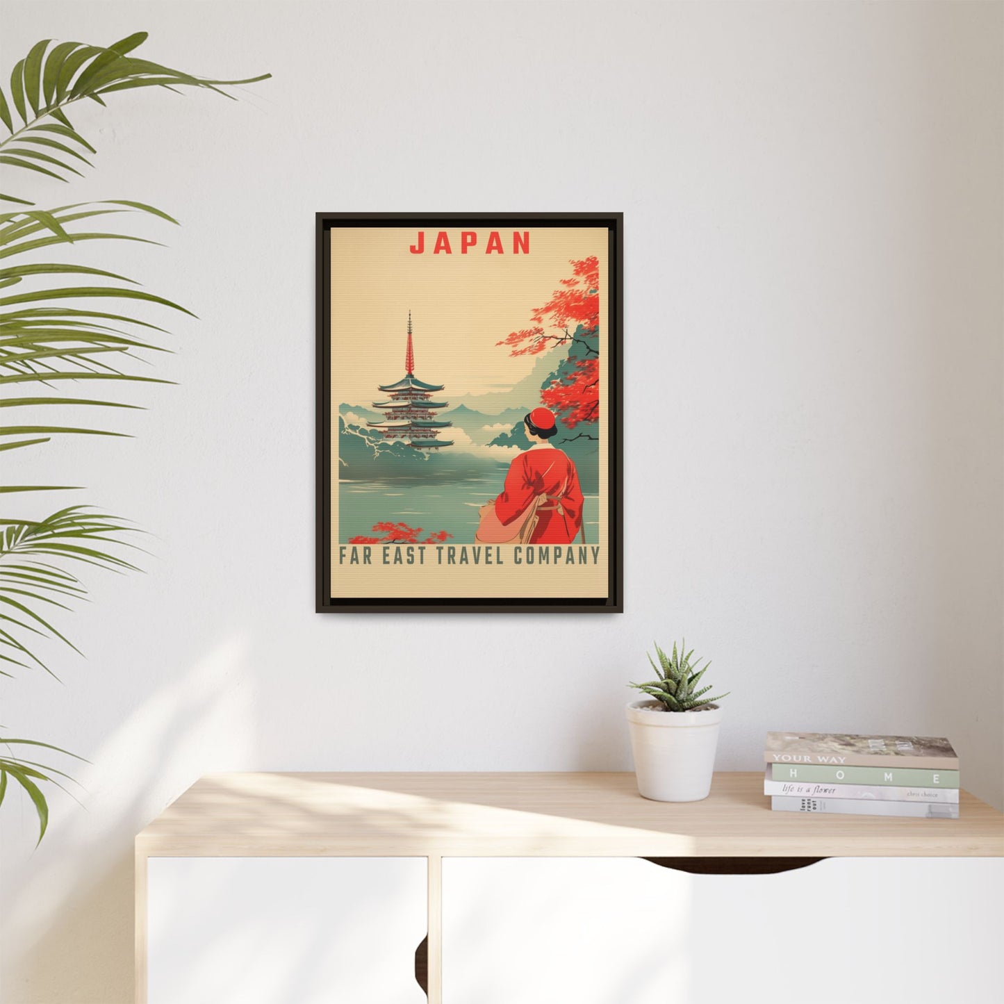 Japan Far East Travel Company Vintage Poster | Museum-Quality Fine Art Print