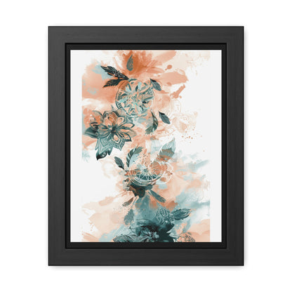 Botanical Dream Framed Poster — Aesthetic Wall Art, Boho Botanical Print, Home Decor Gift for Her | Vintageanna