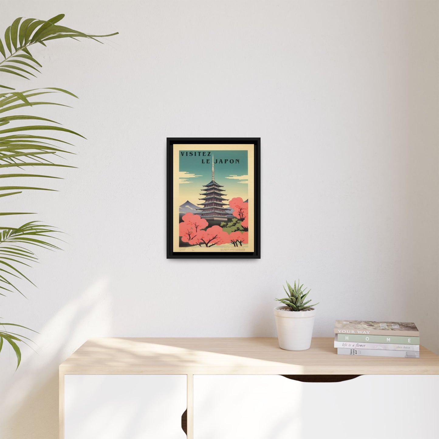 Visitez le Japon Japanese Travel Vintage Poster | Museum-Quality Fine Art Print