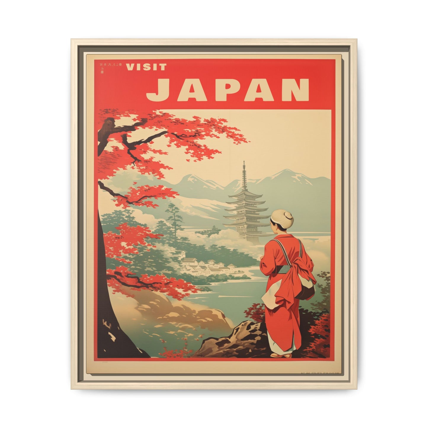 Visit Japan Vintage Poster | Museum-Quality Fine Art Print