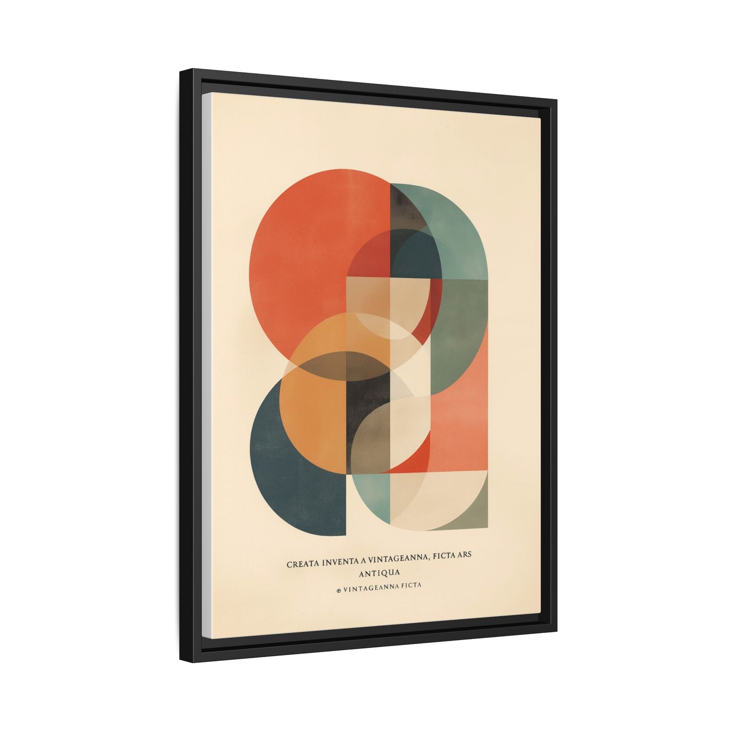 Abstract Geometric Art Print Vintage Poster | Museum-Quality Fine Art Print