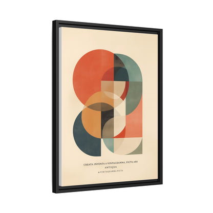 Abstract Geometric Art Print Vintage Poster | Museum-Quality Fine Art Print
