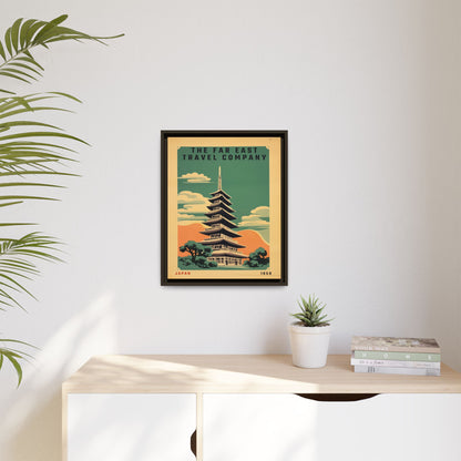 Japan Pagoda Vintage Poster | Museum-Quality Fine Art Print
