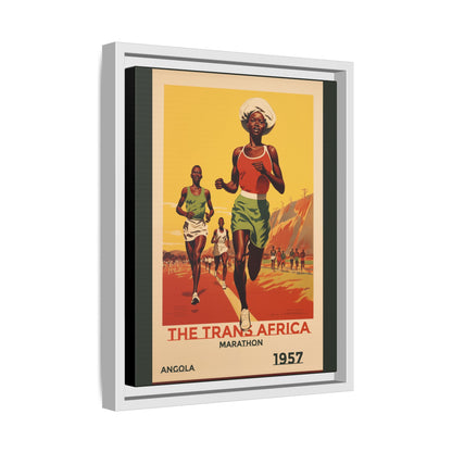 Trans-Africa Marathon 1957 Vintage Poster | Fine Art Print