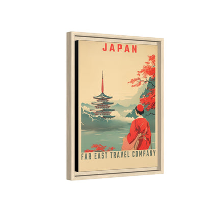 Japan Far East Travel Company Vintage Poster | Museum-Quality Fine Art Print