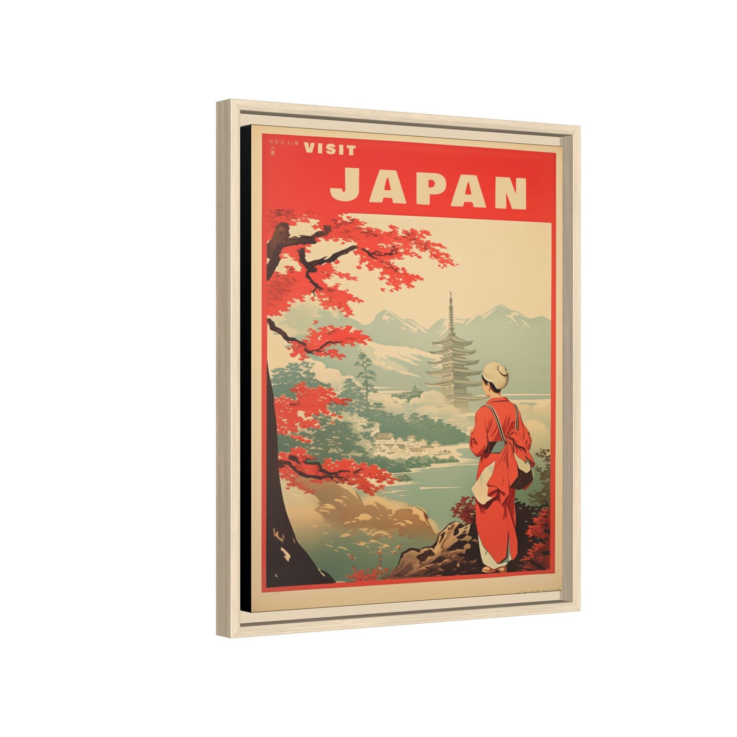Visit Japan Vintage Poster | Museum-Quality Fine Art Print