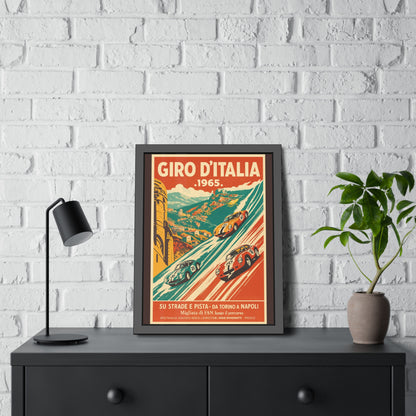Vintage Velocity Framed Poster | Museum-Quality Fine Art Print