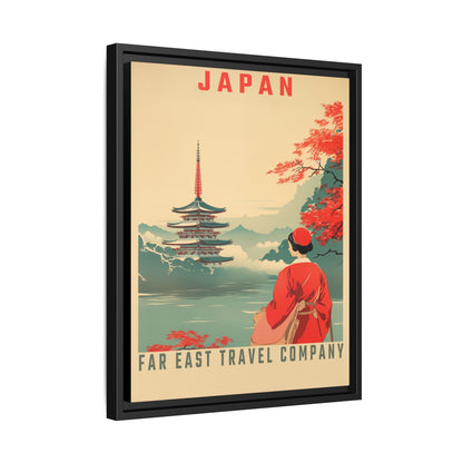 Japan Far East Travel Company Vintage Poster | Museum-Quality Fine Art Print