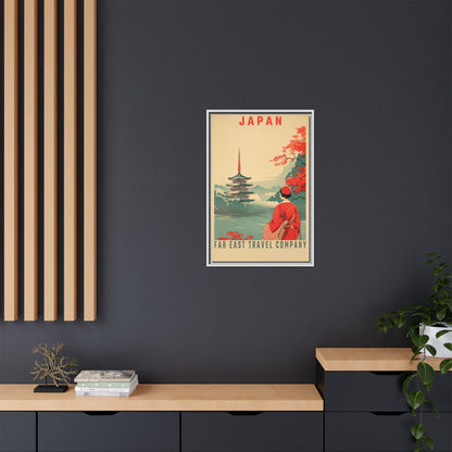 Japan Far East Travel Company Vintage Poster | Museum-Quality Fine Art Print