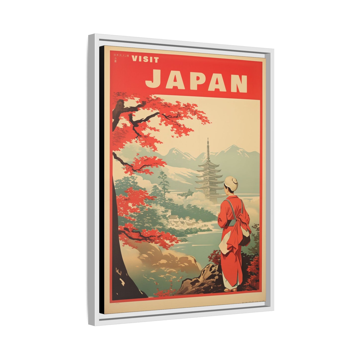 Visit Japan Vintage Poster | Museum-Quality Fine Art Print