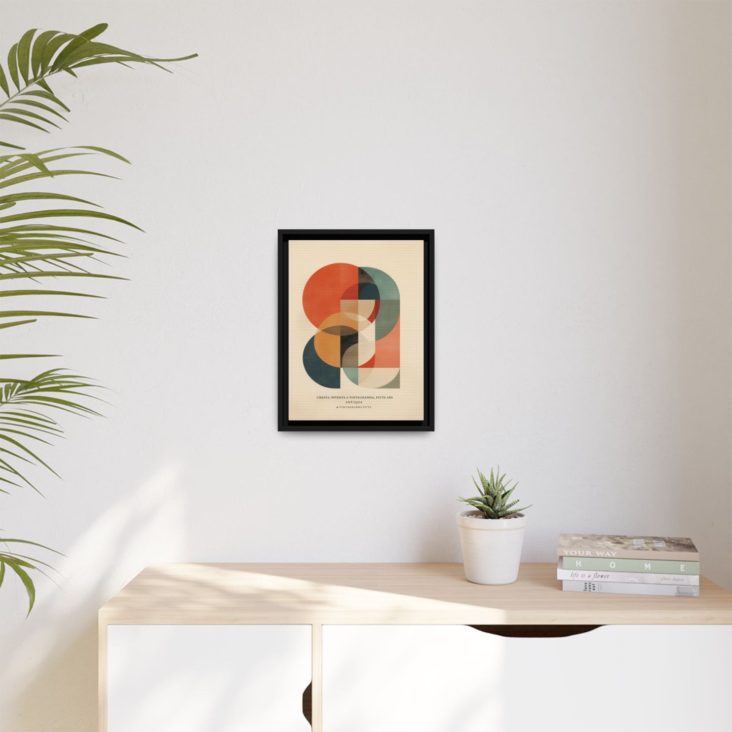 Abstract Geometric Art Print Vintage Poster | Museum-Quality Fine Art Print