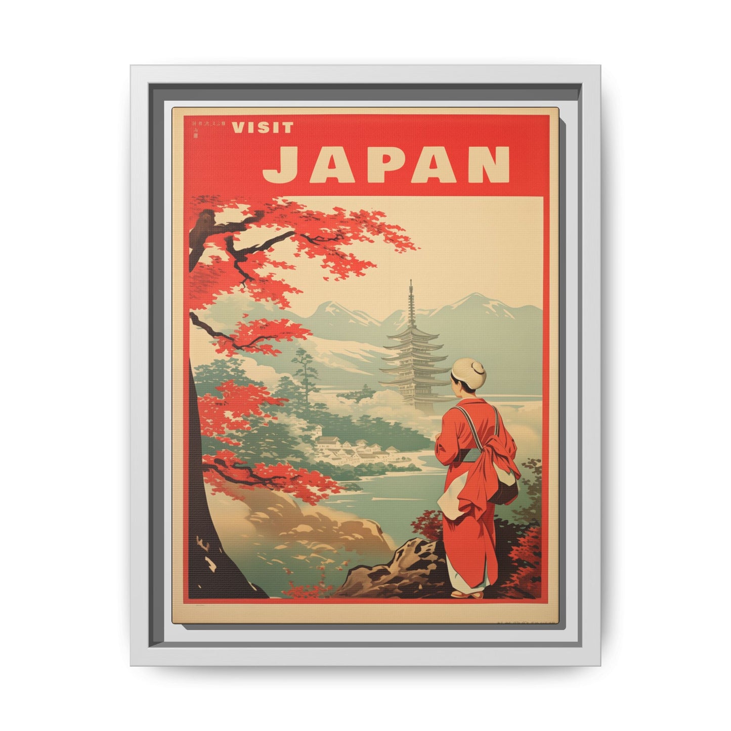 Visit Japan Vintage Poster | Museum-Quality Fine Art Print
