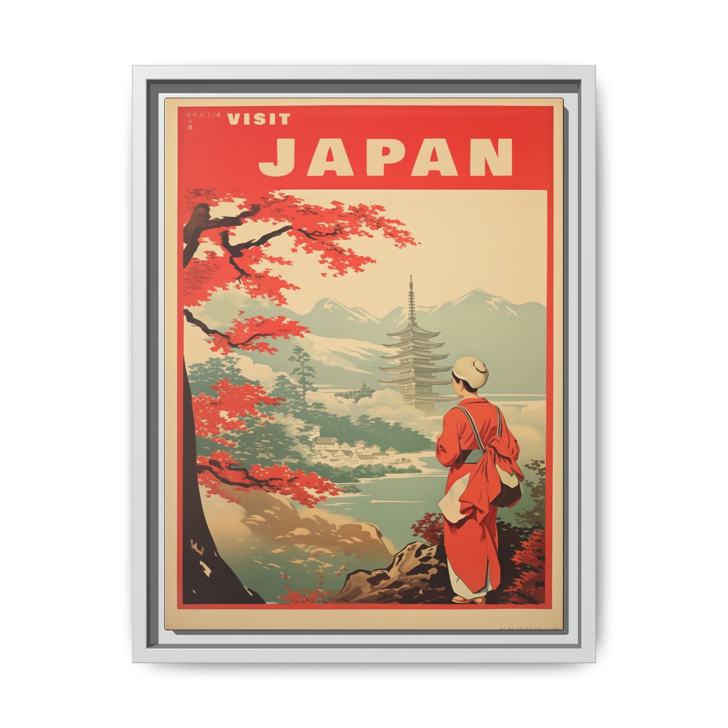 Visit Japan Vintage Poster | Museum-Quality Fine Art Print
