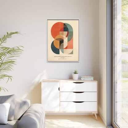 Abstract Geometric Art Print Vintage Poster | Museum-Quality Fine Art Print