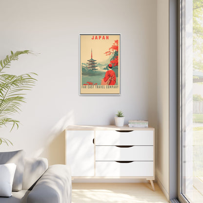 Japan Far East Travel Company Vintage Poster | Museum-Quality Fine Art Print