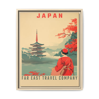 Japan Far East Travel Company Vintage Poster | Museum-Quality Fine Art Print