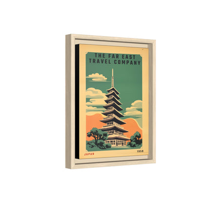 Japan Pagoda Vintage Poster | Museum-Quality Fine Art Print