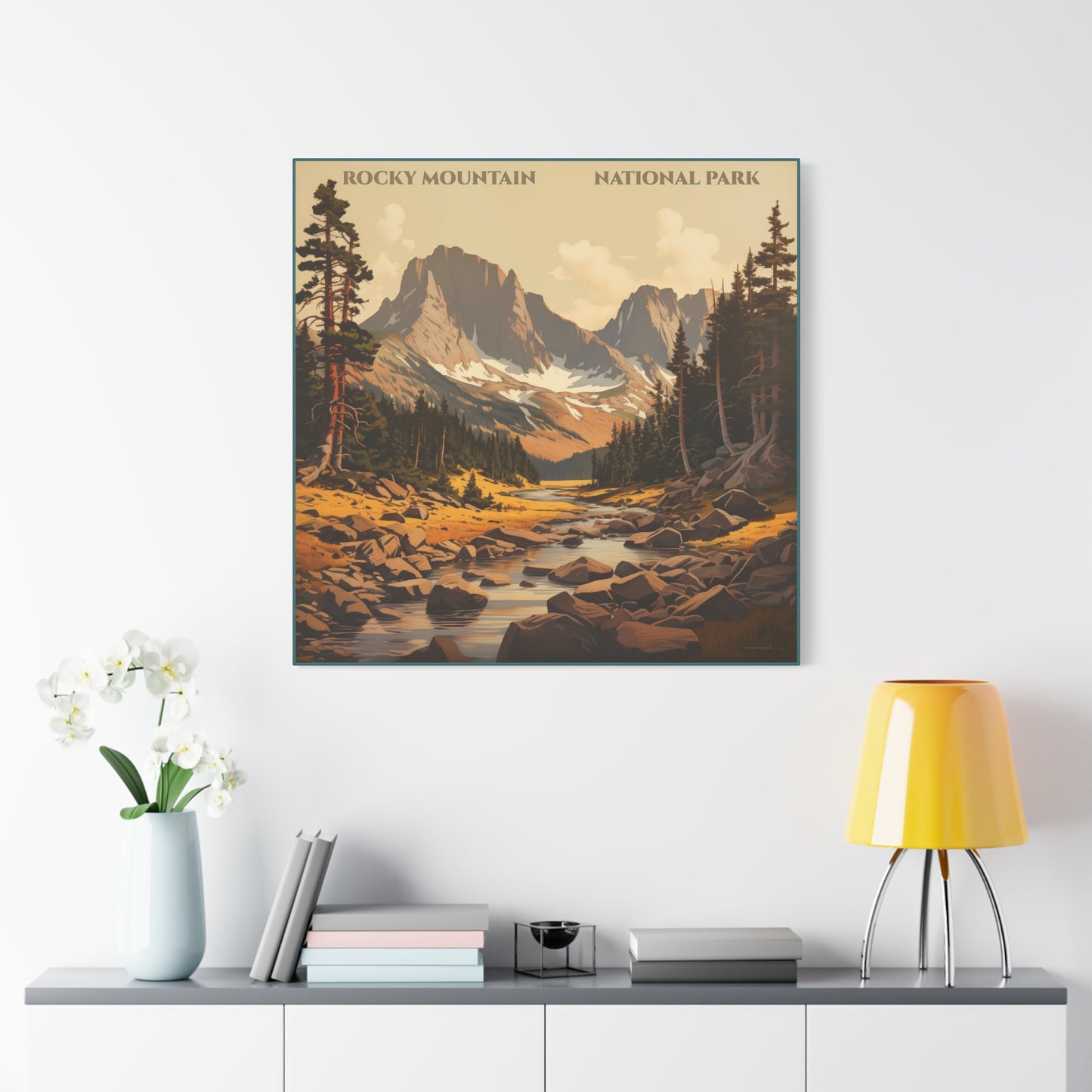 "Rocky Mountain National Park Stretched Matte Canvas" Matte Canvas, Stretched, 1.25"
