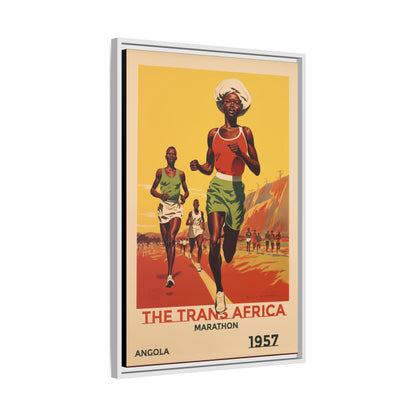 Trans-Africa Marathon 1957 Vintage Poster | Fine Art Print