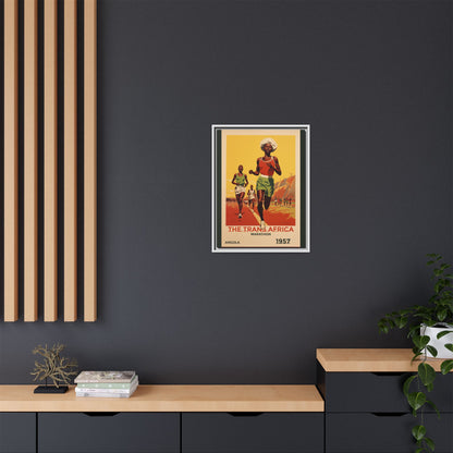 Trans-Africa Marathon 1957 Vintage Poster | Fine Art Print