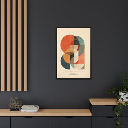 Abstract Geometric Art Print Vintage Poster | Museum-Quality Fine Art Print