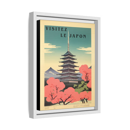 Visitez le Japon Japanese Travel Vintage Poster | Museum-Quality Fine Art Print