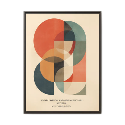 Abstract Geometric Art Print Vintage Poster | Museum-Quality Fine Art Print