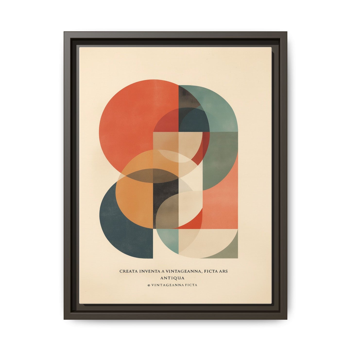 Abstract Geometric Art Print Vintage Poster | Museum-Quality Fine Art Print