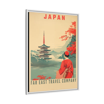 Japan Far East Travel Company Vintage Poster | Museum-Quality Fine Art Print