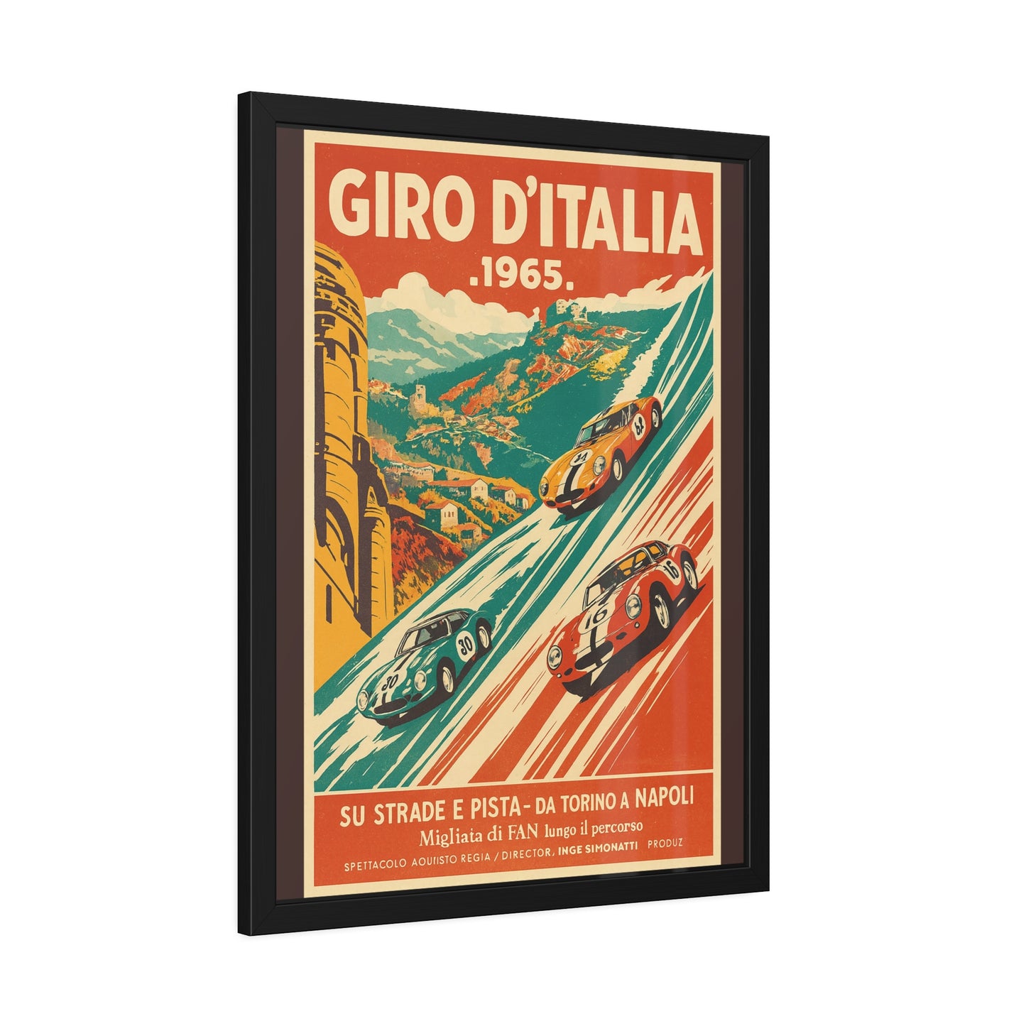 Vintage Velocity Framed Poster | Museum-Quality Fine Art Print
