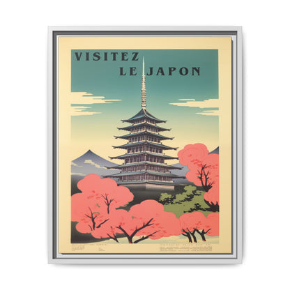Visitez le Japon Japanese Travel Vintage Poster | Museum-Quality Fine Art Print