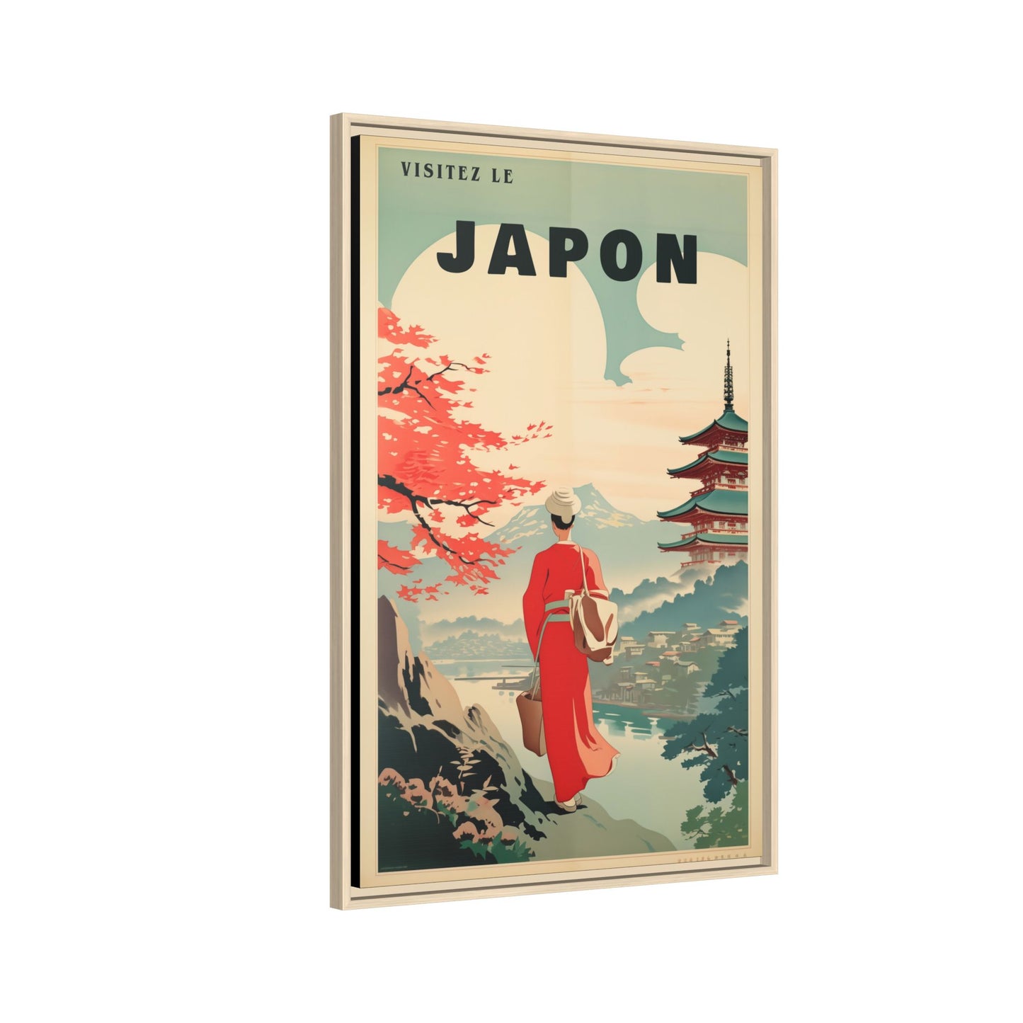 Vintage Japan Travel Poster | Museum-Quality Fine Art Print