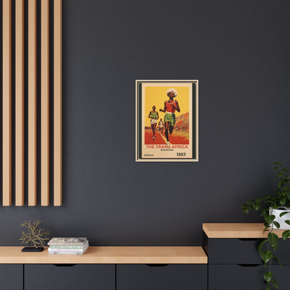 Trans-Africa Marathon 1957 Vintage Poster | Fine Art Print