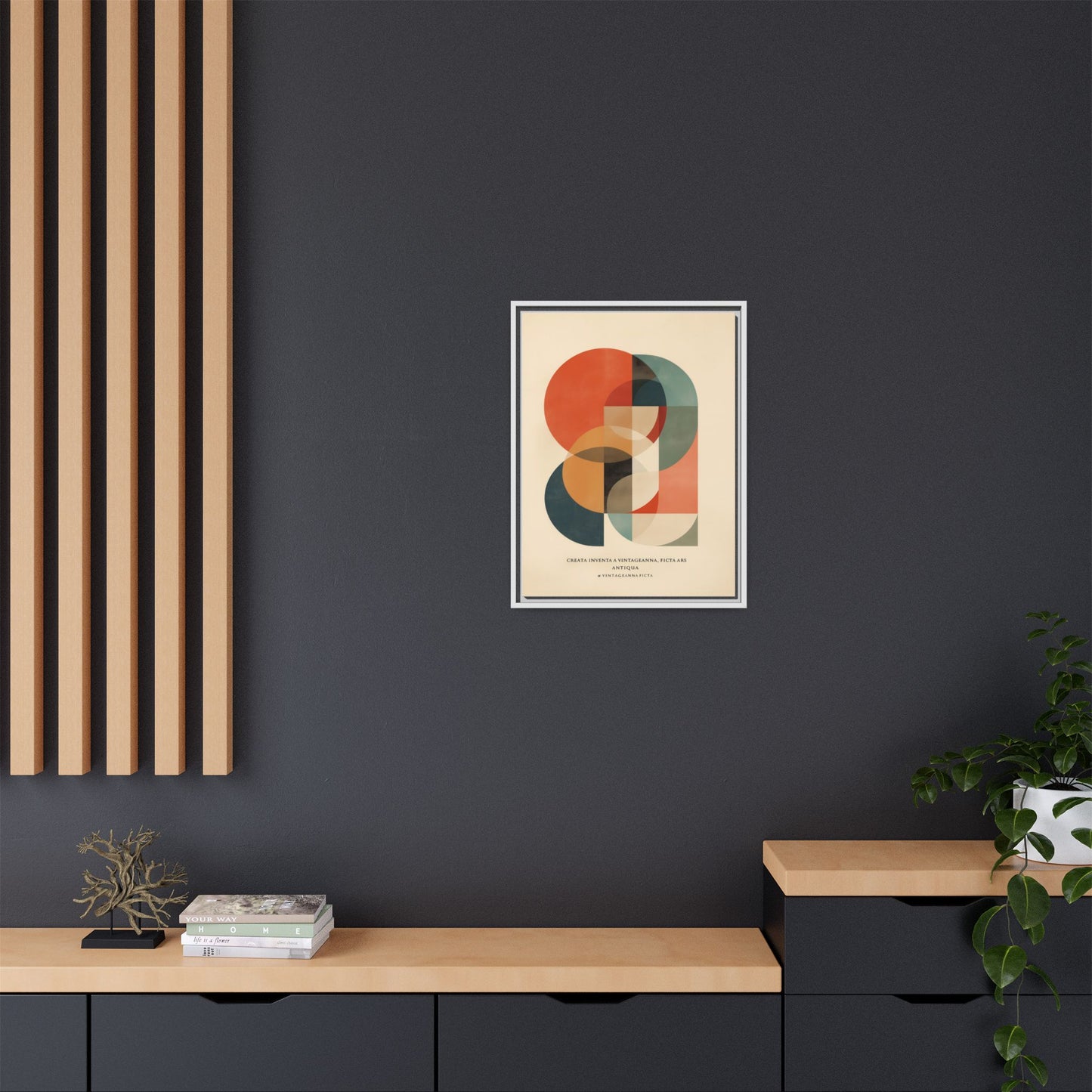 Abstract Geometric Art Print Vintage Poster | Museum-Quality Fine Art Print