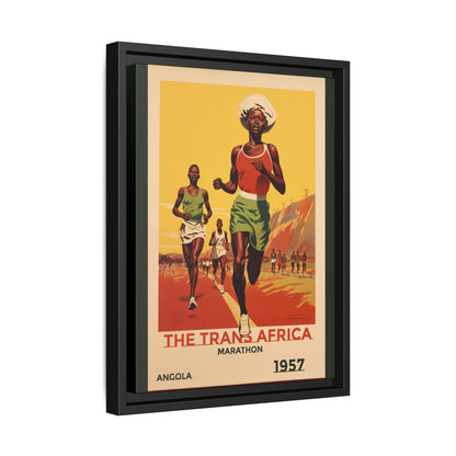 Trans-Africa Marathon 1957 Vintage Poster | Fine Art Print
