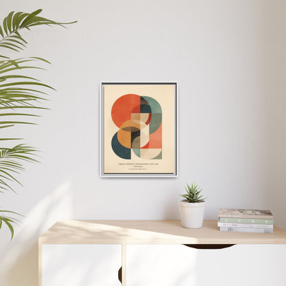 Abstract Geometric Art Print Vintage Poster | Museum-Quality Fine Art Print