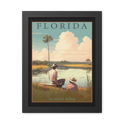 Vintage St. Johns River Wall Art – Timeless Florida Serenity