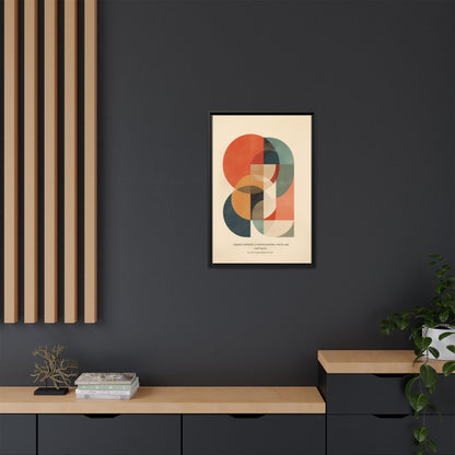 Abstract Geometric Art Print Vintage Poster | Museum-Quality Fine Art Print