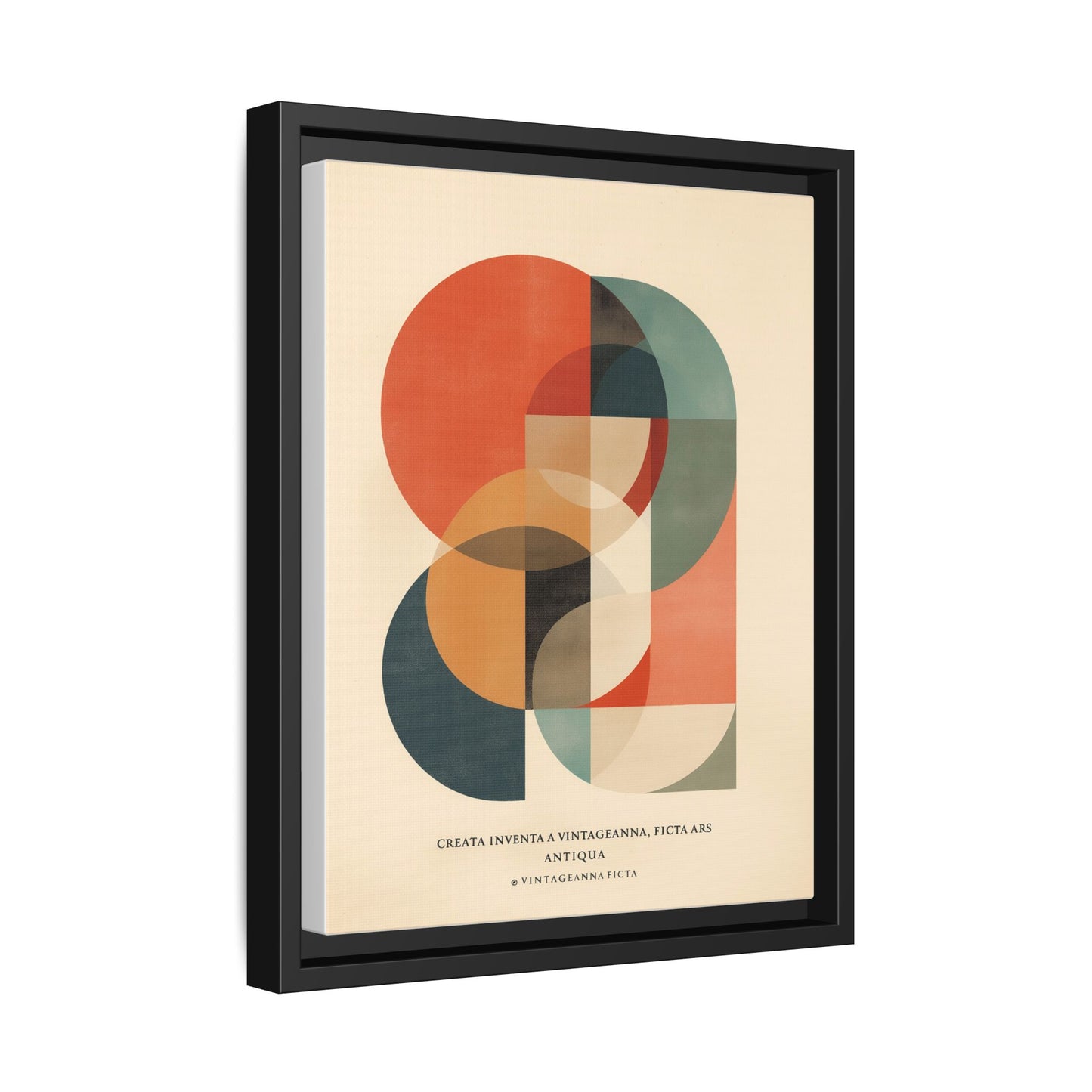 Abstract Geometric Art Print Vintage Poster | Museum-Quality Fine Art Print