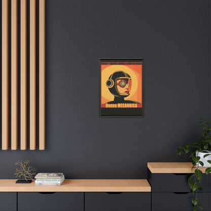 Donna Meccanica Retro Sci-Fi Vintage Poster | Museum-Quality Fine Art Print