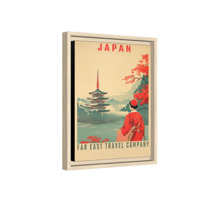 Japan Far East Travel Company Vintage Poster | Museum-Quality Fine Art Print