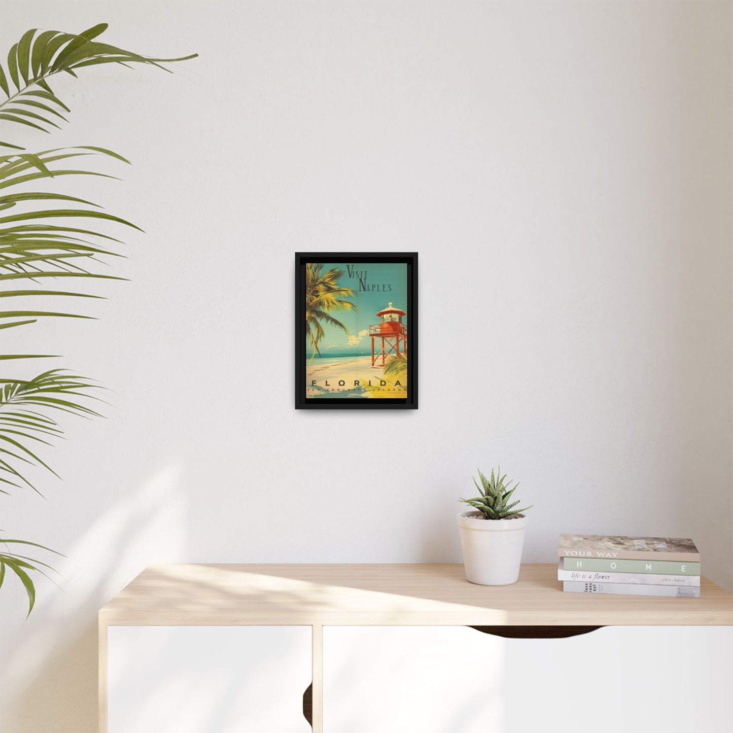 Naples Florida Vintage Beach Poster | Museum-Quality Fine Art Print