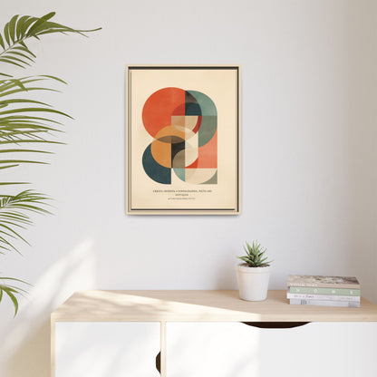 Abstract Geometric Art Print Vintage Poster | Museum-Quality Fine Art Print